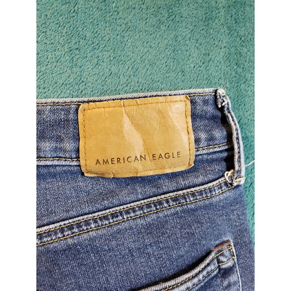 American Eagle Outfitters Classic Blue Slim Straight Jeans - Picture 13 of 14